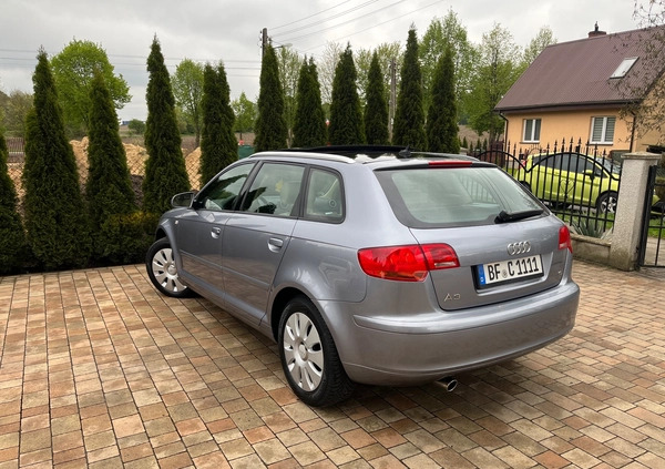 Audi A3 cena 19800 przebieg: 192000, rok produkcji 2007 z Zgierz małe 137